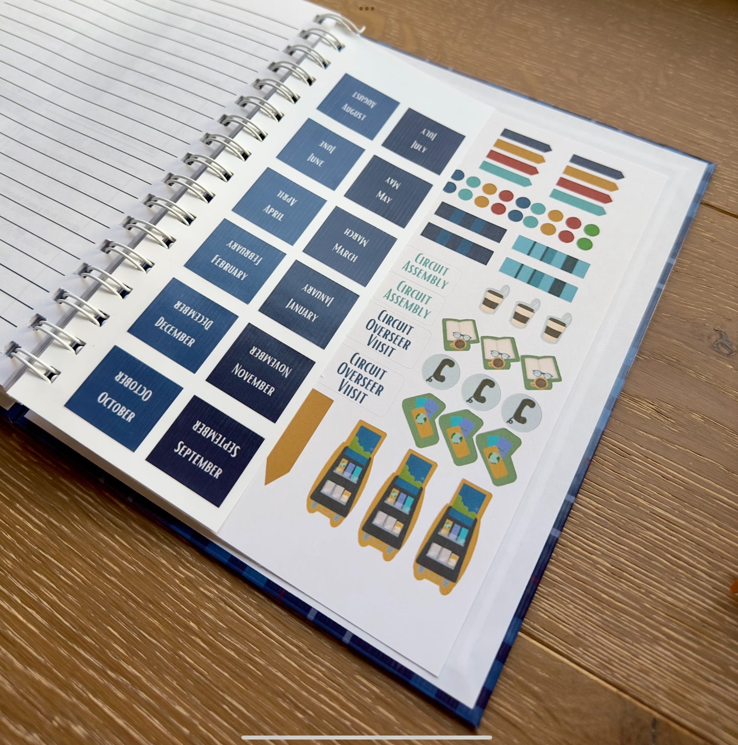 Plaid Undated Theocratic Planner