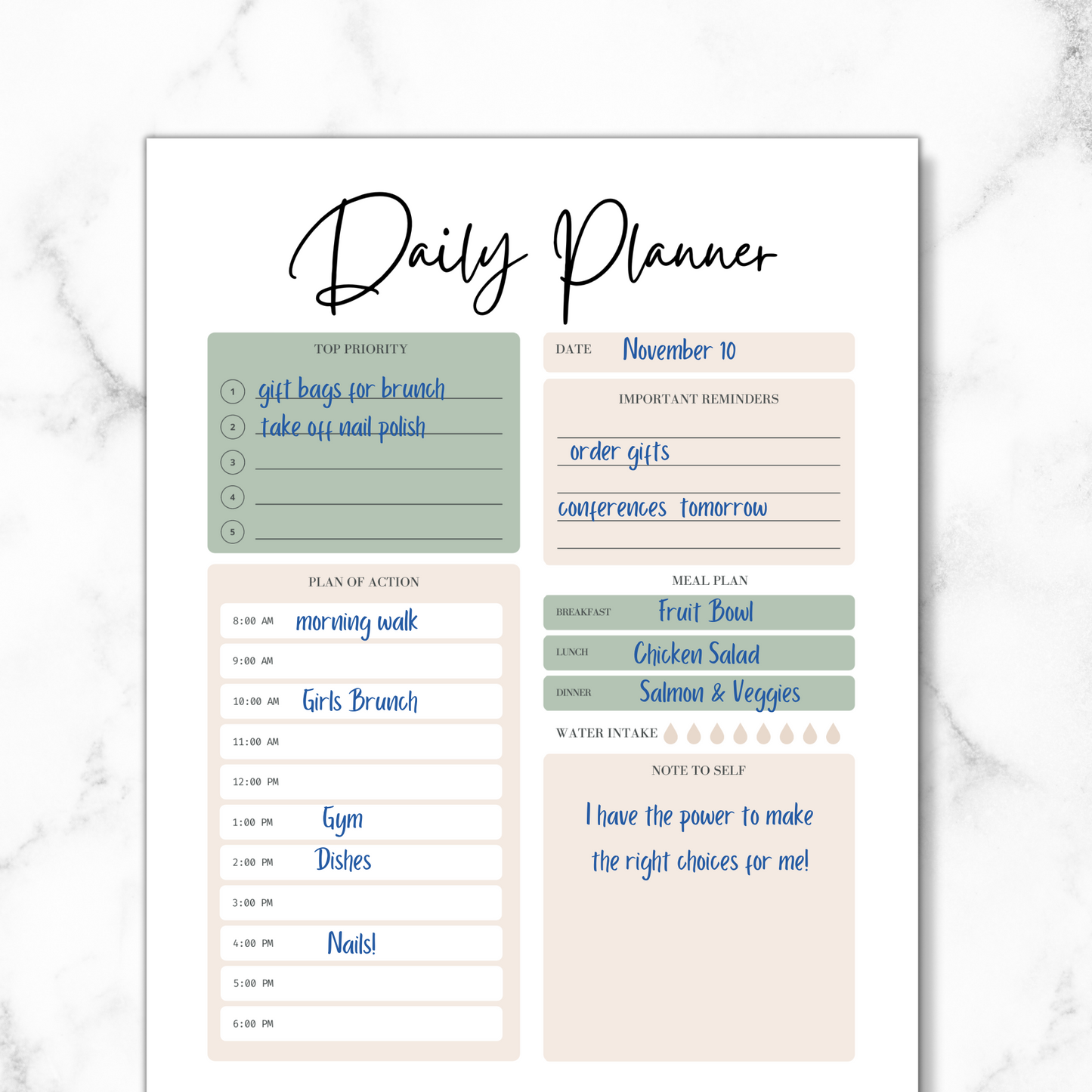 Digital Daily Planner