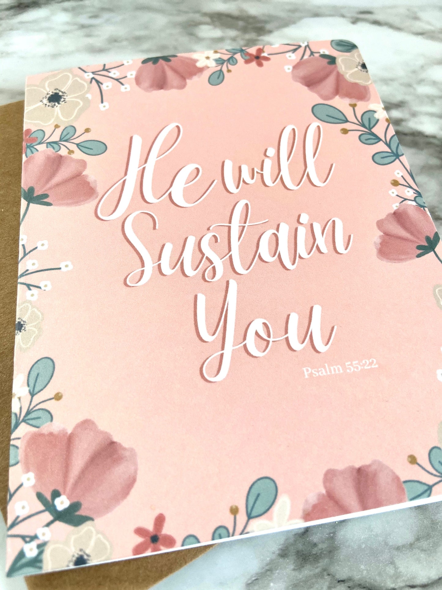 He Will Sustain You Greeting Card