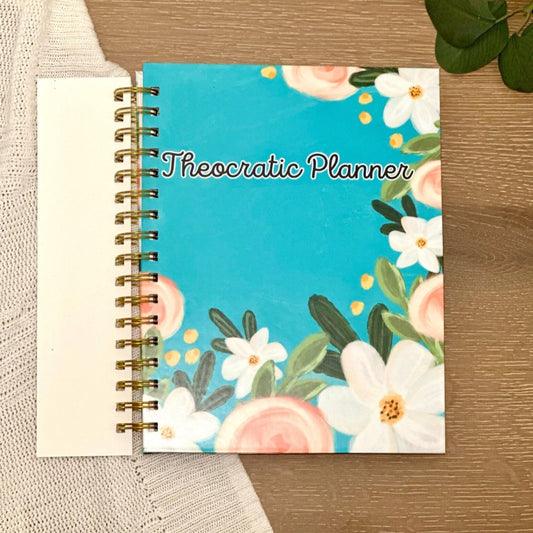 Floral Undated Theocratic Planner